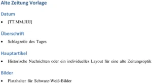 alte-zeitung-vorlage-fuer-kreative-projekte