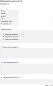 besprechungsprotokoll-word