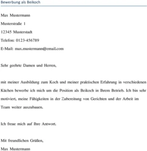 bewerbung-als-beikoch-unterstützen-mit-word