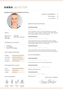 bewerbung-bankkauffrau-lebenslauf-vorlage