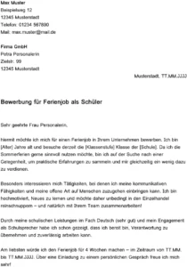 bewerbung-ferienjob-vorlage-word