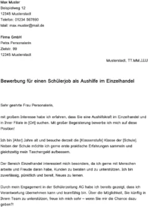 bewerbung-schuelerjob-einzelhandel-vorlage