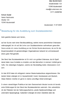 bewerbung-sozialassistent-ausbildung