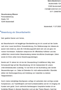 bewerbung-steuerfachwirtin-berufserfahren