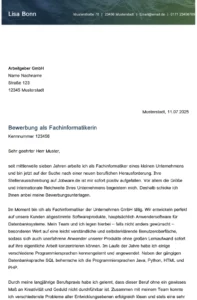 bewerbung-vorlage-fachinformatikerin