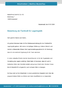 bewerbung-vorlage-fachkraft-lagerlogistik
