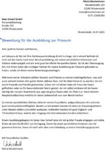 bewerbung-vorlage-friseur-ausbildung