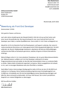 bewerbung-vorlage-front-end-developer-bewerbung-gestalten