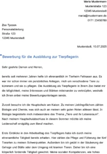 bewerbung-zur-tierpflegerin-vorlage