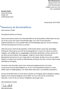 bewerbungsvorlage-berufskraftfahrer