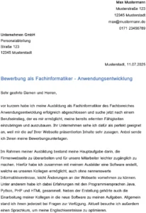 bewerbungsvorlage-fachinformatiker-anwendungsentwicklung