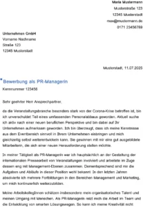 bewerbungsvorlage-pr-managerin-bewerbung-gestalten