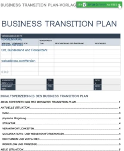 business-transition-plan-unternehmenswechsel-vorlage