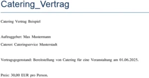catering-vertrag-vorlage-fuer-rechtssichere-vereinbarungen