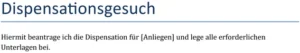 dispensationsgesuch-vorlage-ausnahmegenehmigung-erstellen