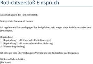 einspruch-gegen-rotlichtverstos-bussgeldbescheid-vorlage