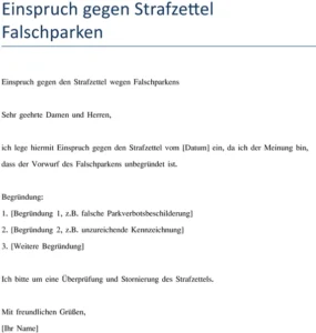 einspruch-gegen-strafzettel-wegen-falschparkens