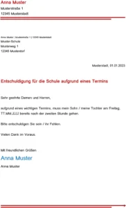 entschuldigung-fuer-die-schule-wegen-eines-termins