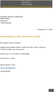 entschuldigung-vorlage-frueher-nach-hause-gehen