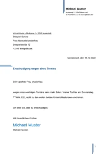 entschuldigung-wegen-eines-termins-in-der-schule