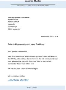 entschuldigungsschreiben-fuer-schule-bei-erkaeltung