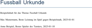 fussball-urkunde-auszeichnungen-ehren-erklaerungen