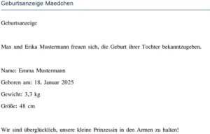 geburtsanzeige-fuer-maedchen-gestalten-auf-elegante-art