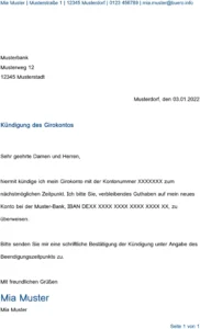 girokonto-kuendigung-muster-vorlage