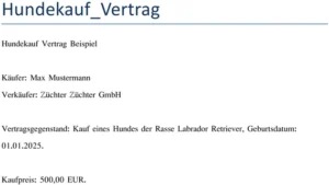 hundekaufvertrag-vorlage-fuer-den-kauf-eines-hundes
