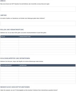 it-standard-operating-procedure-vorlage
