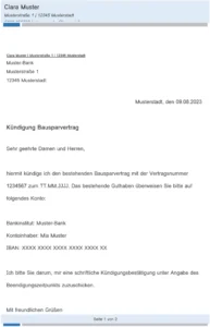 kuendigung-bausparvertrag-vorlage