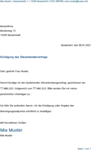 kuendigung-des-steuerberatervertrags-vorlage