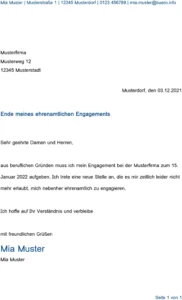 kuendigung-ehrenamtliches-engagement