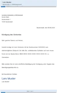 kuendigung-eines-girokontos-vorlage