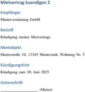 kuendigung-eines-mietvertrags-vorlage-unterlagen-fuer-mieter
