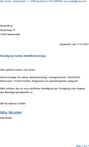 kuendigung-eines-mobilfunkvertrags-vorlage