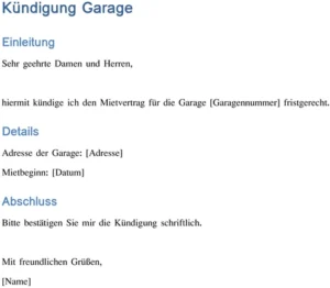 kuendigung-garage-mietvertrag-fristgerecht-kündigen