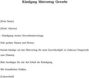 kuendigung-gewerbemietvertrag-vorlage