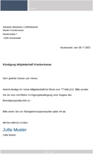 kuendigung-mitgliedschaft-krankenkasse-vorlage