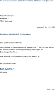 kuendigung-mitgliedschaft-krankenversicherung-vorlage