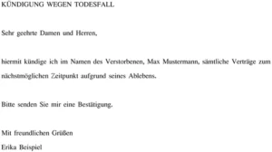kuendigung-wegen-todesfall-vorlage-fuer-vertraege