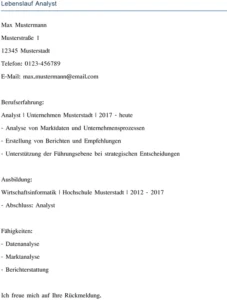 lebenslauf-analyst-muster-vorlage-fuer-bewerbungen