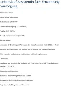 lebenslauf-assistentin-fuer-ernaehrung-und-versorung