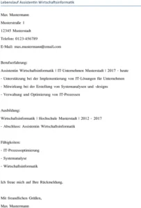 lebenslauf-assistentin-wirtschaftsinformatik