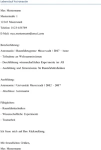 lebenslauf-astronautin-musterstadt