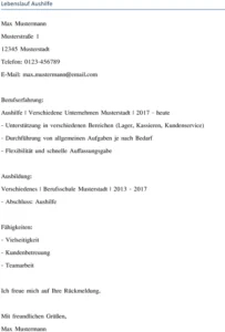 lebenslauf-aushilfe-muster-vorlage-fuer-bewerbungen