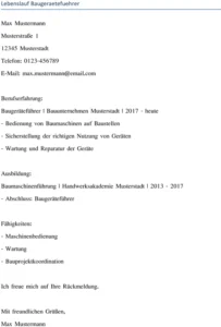 lebenslauf-baugeraetefuehrer