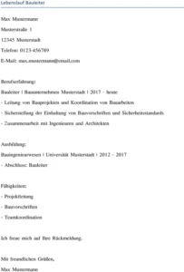 lebenslauf-bauleiter-vorlage-gestalten