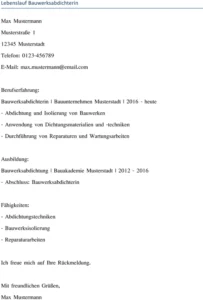lebenslauf-bauwerksabdichterin