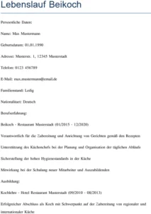 lebenslauf-beikoch-muster-vorlage-gesunde-ernaehrung-kochen-berufliche-erfahrung